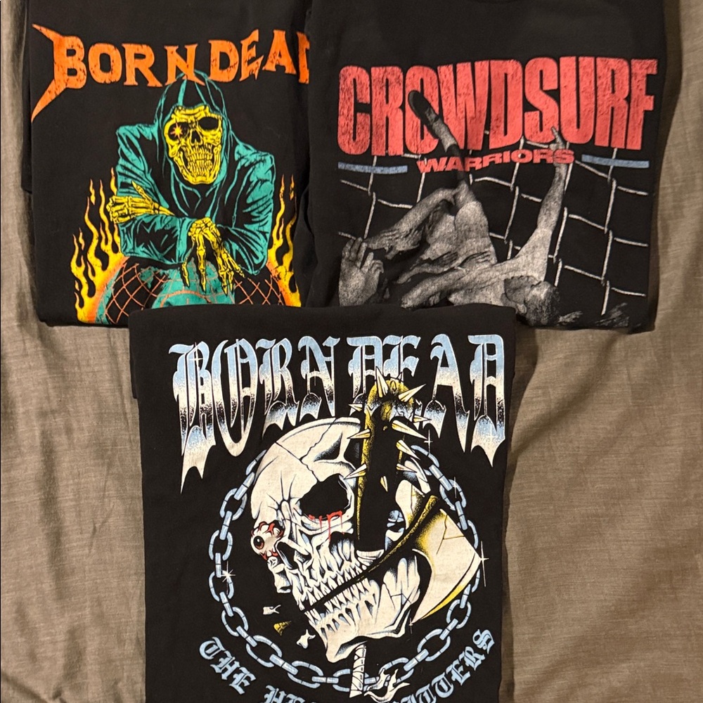 Born Dead Graphic T-Shirts Bundle